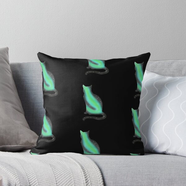 Item preview, Northern lights cat silhouette  designed and sold by Sheletor.