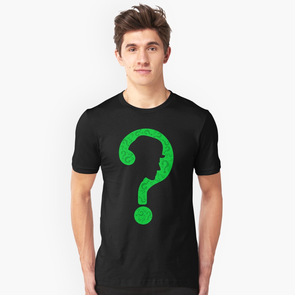 green riddler shirt