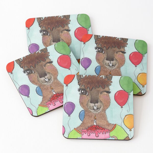 Item preview, Birthday Llama designed and sold by Brilleting.