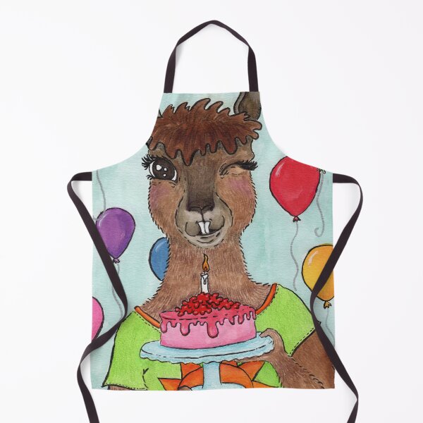 Item preview, Birthday Llama designed and sold by Brilleting.