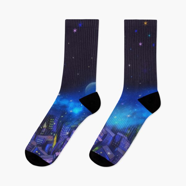 Item preview, The City and the Fantastic Starry Night designed and sold by Golden-Peace.