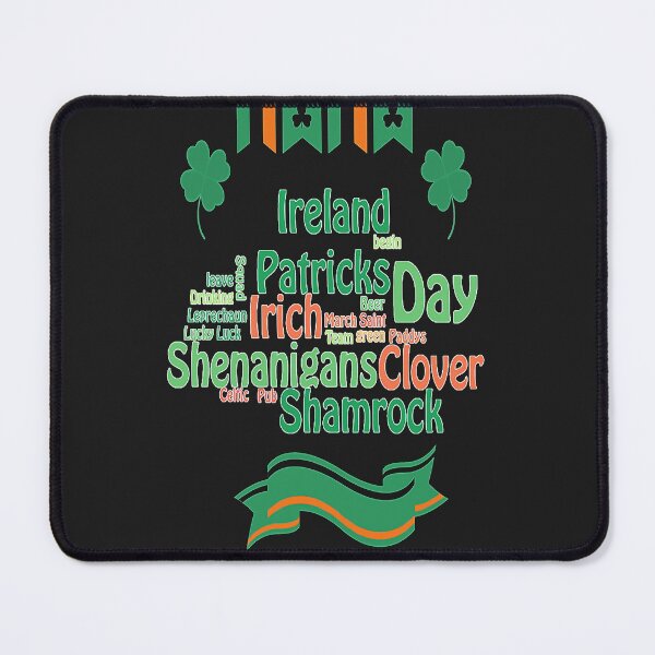 Item preview, Four Leave Clover,St Paddys Day, Let The Shenanigans Begin, Lucky Shamrock Irish Culture, Shenanigans Squad designed and sold by Adri Barnard.