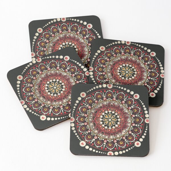 Item preview, Red Fire Mandala designed and sold by Gerri Kleinberg.