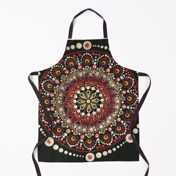 Item preview, Red Fire Mandala designed and sold by Gerri Kleinberg.