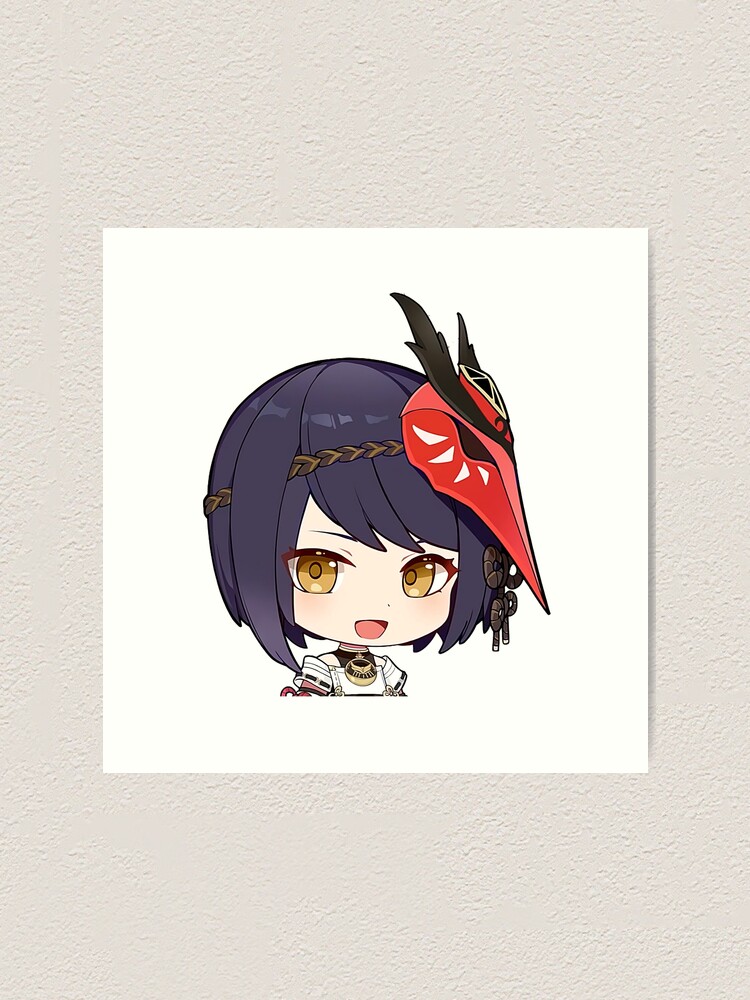 sara genshin chibi