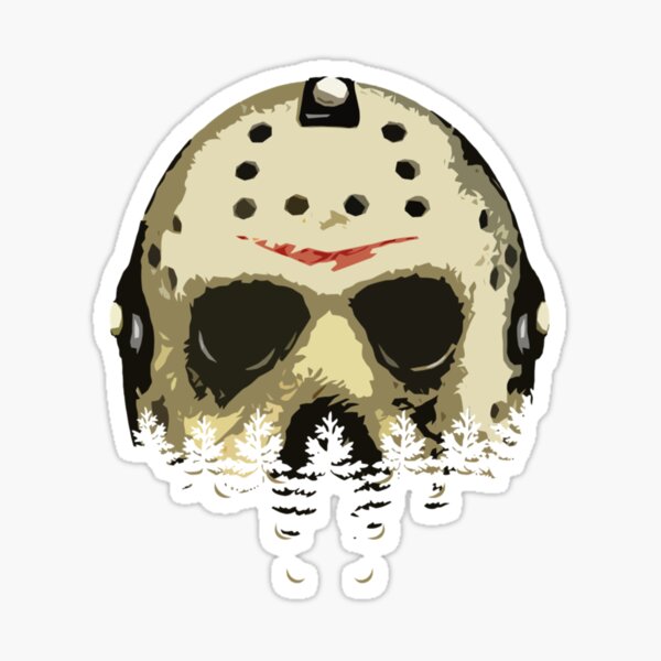 FRIDAY THE 13TH JASON VOORHEES| Perfect Gift| Jason Voorhees gift Sticker