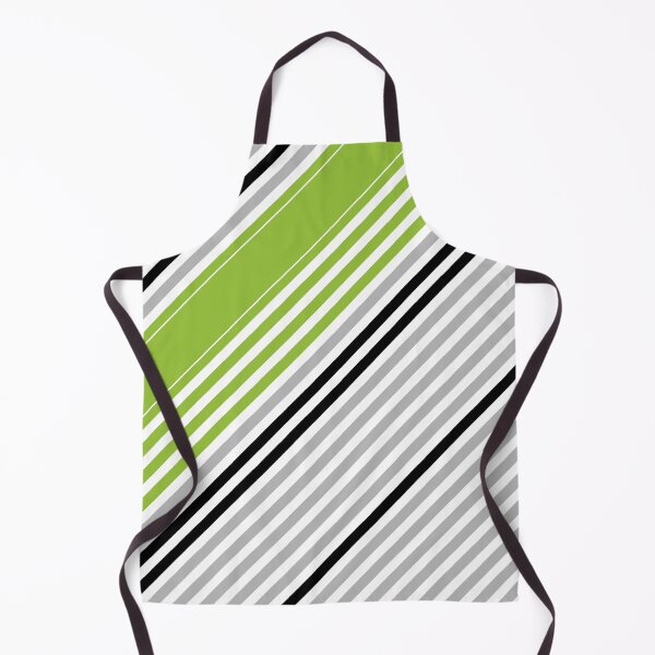 Item preview, Diagonal, green, grey, black and white stripes designed and sold by Svitac.