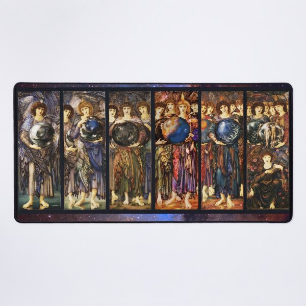 Item preview, SIX DAYS OF CREATION ANGELS by Edward Burne Jones, Cosmic Galaxy designed and sold by BulganLumini.