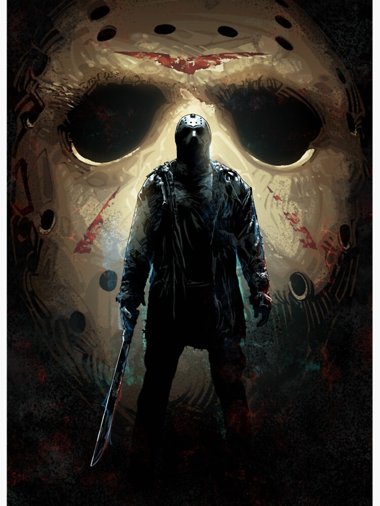 "Jason Voorhees| Perfect Gift| Jason Voorhees gift" Sticker for Sale by ...