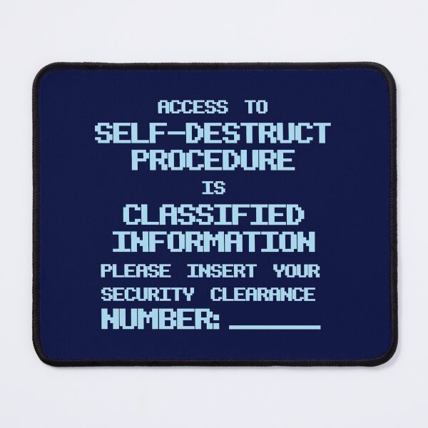 Item preview, Access to Self-Destruct Procedure designed and sold by Off the Box.