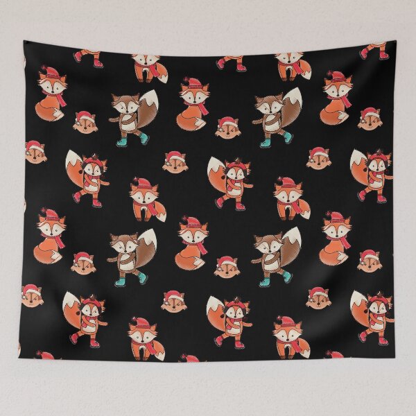 Item preview, Christmas Fox Pattern designed and sold by Imemewell.