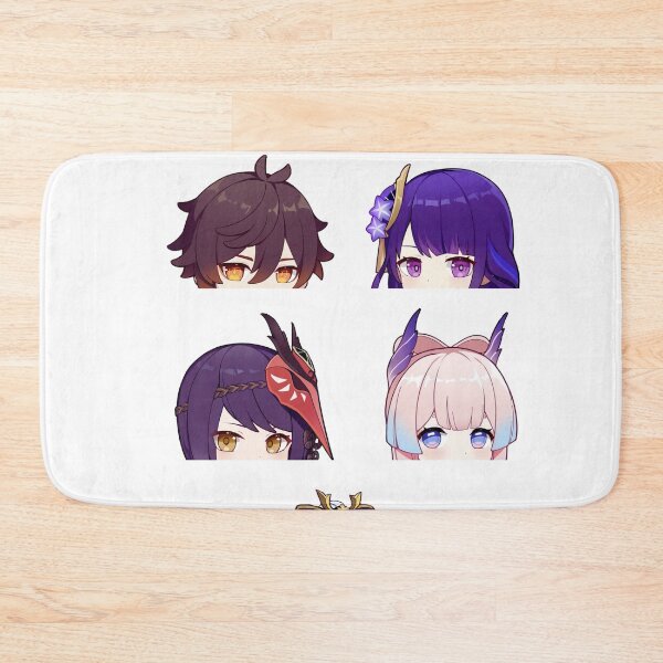 Item preview, Genshin Impact New Character chibi peekers sticker pack designed and sold by Omagatoki.