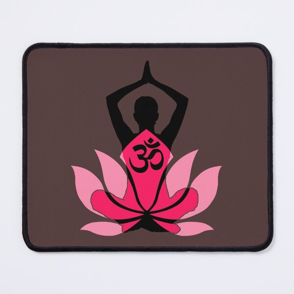 Item preview, OM Namaste Yoga Pose Lotus Flower designed and sold by Garaga.