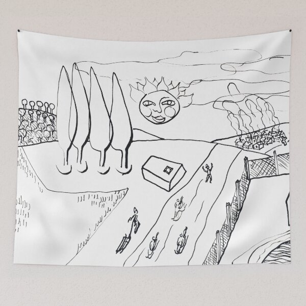 Item preview, Sled Hill on Piliscsev at Winter "Paper Drawings/Painting" designed and sold by Istvan Ocztos.