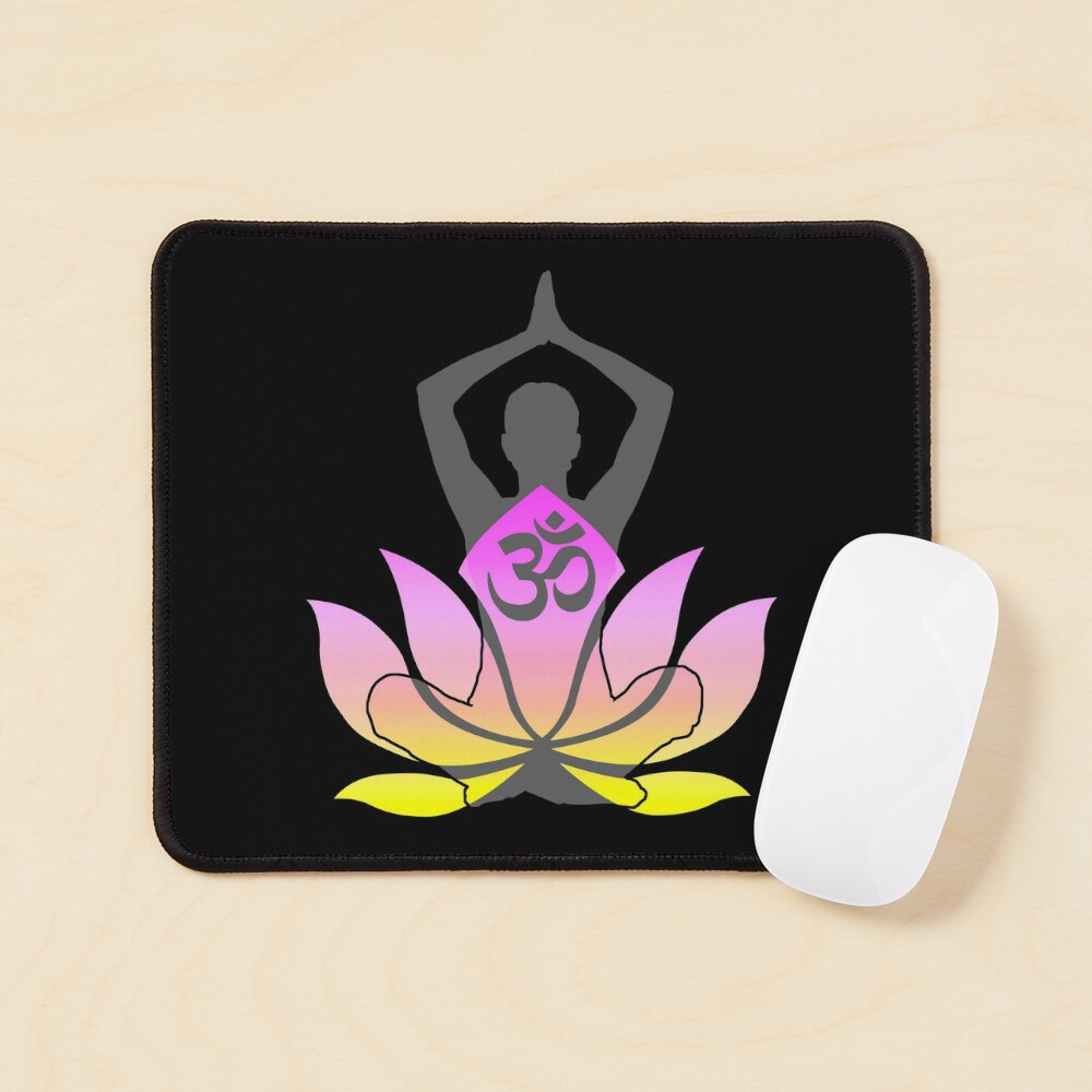 Young beautiful woman in a yoga pose on the background of a lotus flower.  Sports, healthy lifestyle. Illustration, vector 27498111 Vector Art at  Vecteezy