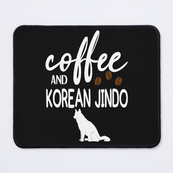 Item preview, Coffee And Korean Jindo designed and sold by LoomLight.