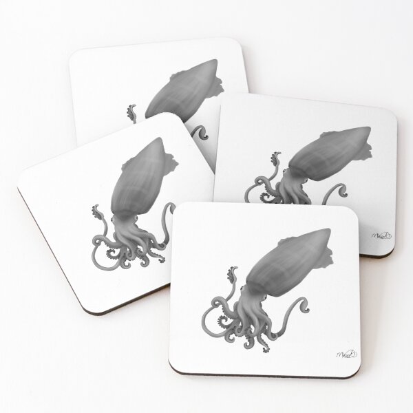 Item preview, Squid sketch designed and sold by abioblog.