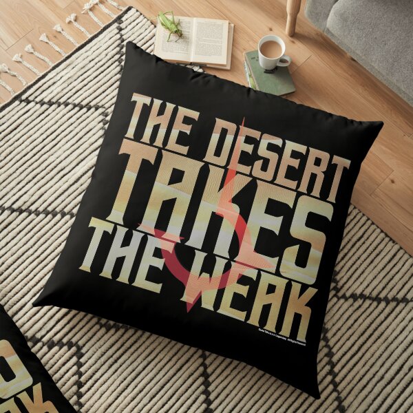 The desert takes the weak-Dune-Baron Harkonnen Floor Pillow