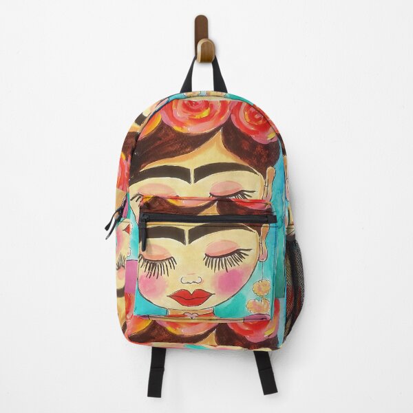 Item preview, Frida Kahlo in Pink Dress  designed and sold by Brenda  Knoll.