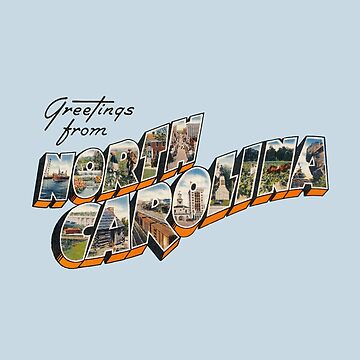 Artwork thumbnail, "Greetings from North Carolina" by Summer Surplus