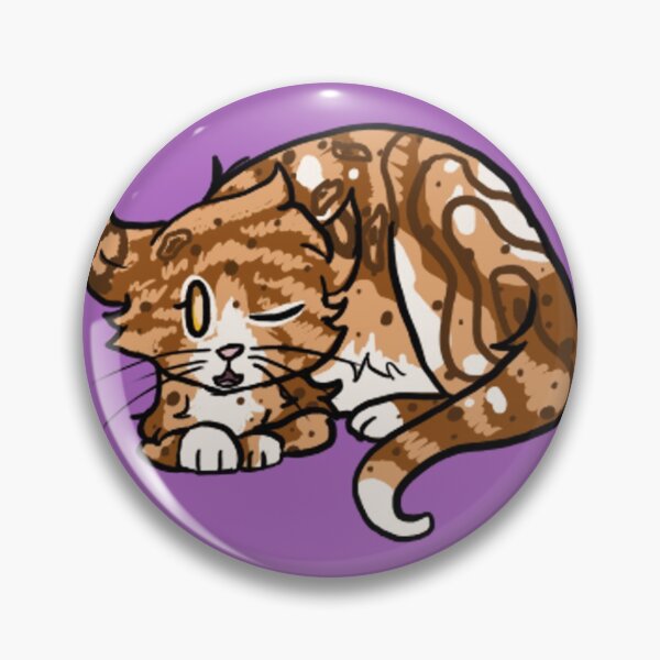 Item preview,  Kitty cat winking (purple) designed and sold by BerryShyKittens.