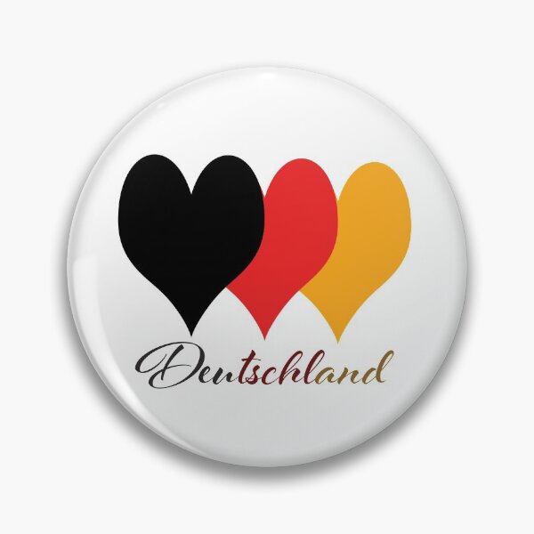 Item preview, Deutschland und Drei Herzen - Germany and three hearts designed and sold by PandLcreations.
