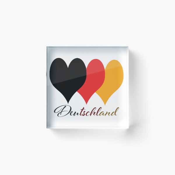Item preview, Deutschland und Drei Herzen - Germany and three hearts designed and sold by PandLcreations.
