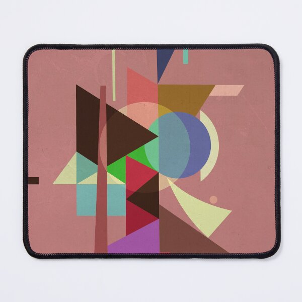 Item preview, Abstract composition - inspired by cubism, purple designed and sold by korasi.