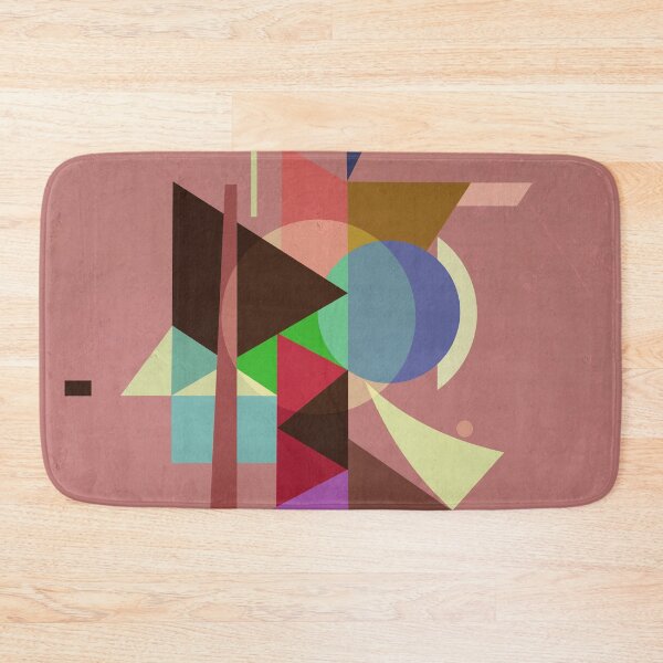 Item preview, Abstract composition - inspired by cubism, purple  designed and sold by korasi.