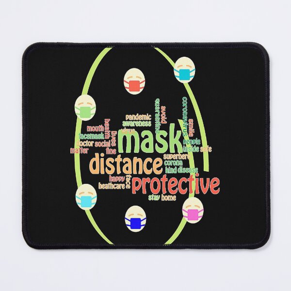 Item preview, Pandemic Awareness Text Design, Wordart, Global Pandemic Social Distancing designed and sold by Adri Barnard.