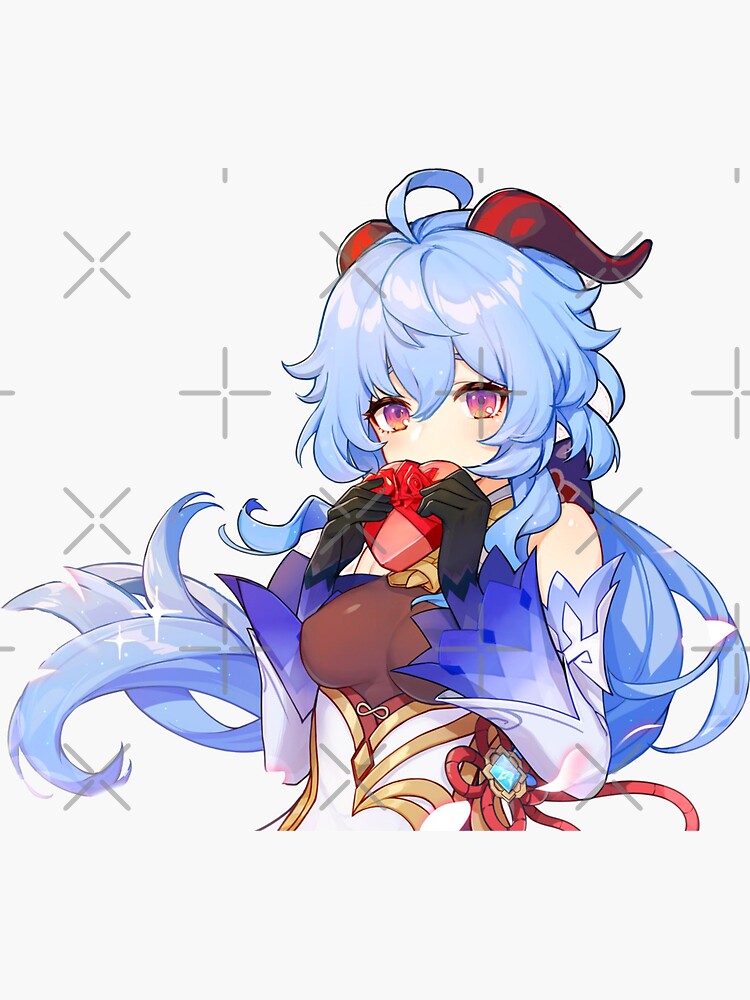 "Ganyu Genshin Impact Cocogoat " Sticker for Sale by Omagatoki