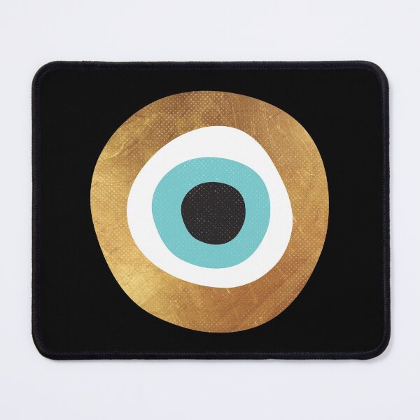 Item preview, Gold Evil Eye Bohemian Charm designed and sold by Inogitna Designs.