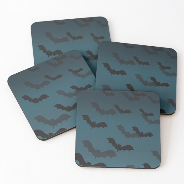 Item preview, Black Bats flying in the Mist of the Night designed and sold by vilo99.