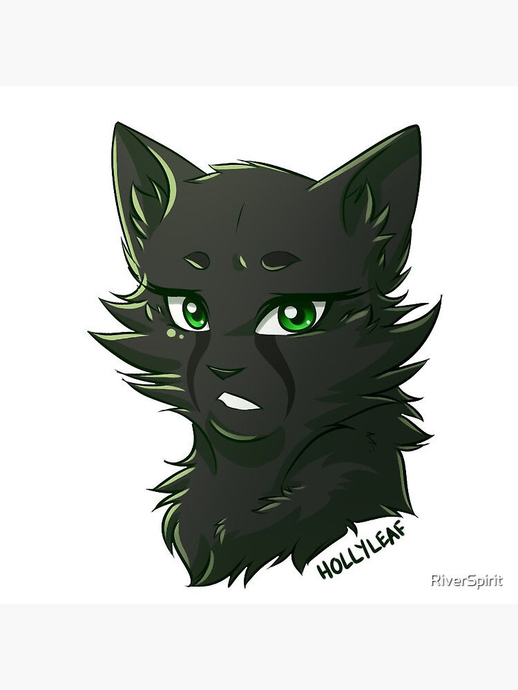 Warriors Stickers Hollyleaf Greeting Card By Riverspirit