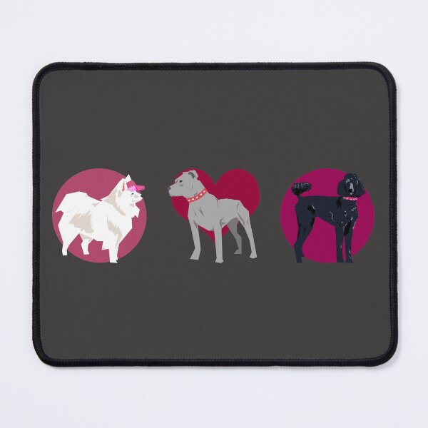Item preview, Red Dog Trio (Pomeranian, Pitbull, Poodle) designed and sold by HyraStella.