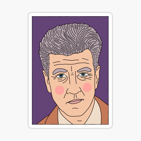 Dreamy David Lynch Sticker