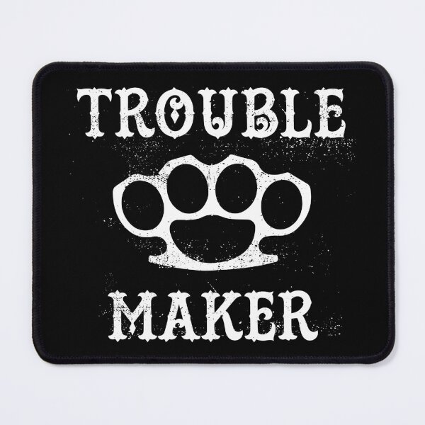 Item preview, Distressed Trouble Maker Brass Knuckles designed and sold by blueveins.