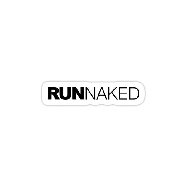 Run Naked Stickers By Ludlumdesign Redbubble 9478