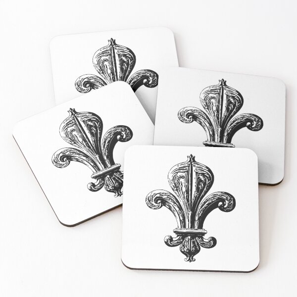 Item preview, Fleur de Lys / Fleur de Lis Antique Look designed and sold by ClickForMore.