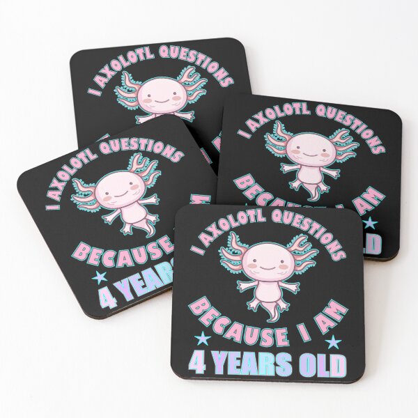 Item preview, I Axolotl Questions I Am 4 Years Old designed and sold by artfulnotebook.
