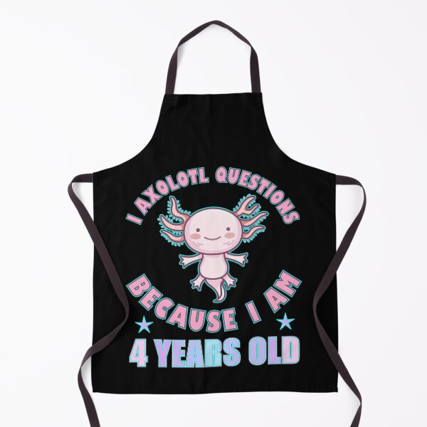 Item preview, I Axolotl Questions I Am 4 Years Old designed and sold by artfulnotebook.
