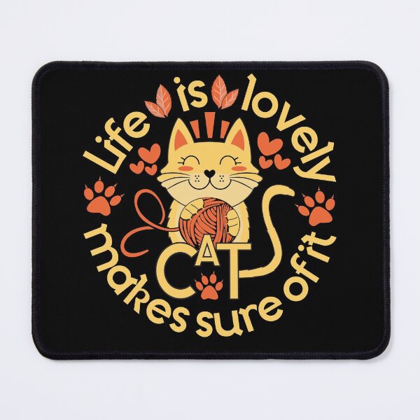 Item preview, A cat makes life better designed and sold by Bracketeer.