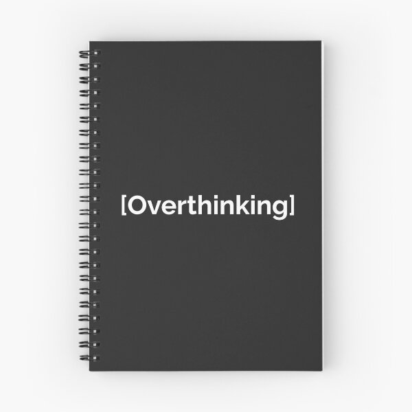 Item preview, Overthinking quote designed and sold by sirineab.