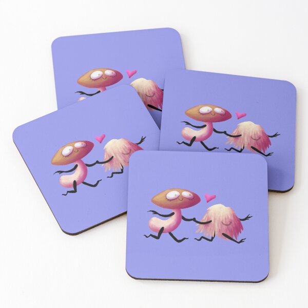 Item preview, Mushrooms in Love designed and sold by TobyHickok.