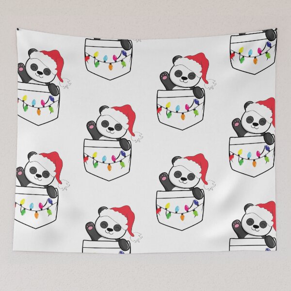 Item preview, Christmas Pocket Panda designed and sold by JDWCreations.
