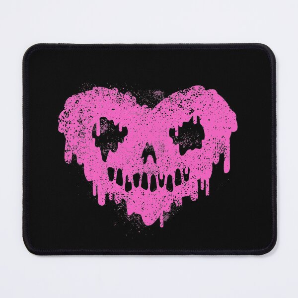 Item preview, Pink Dripping Skull Heart designed and sold by blueveins.
