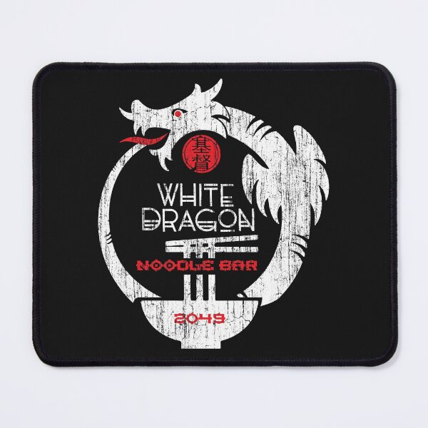 Item preview, White DragonNoodle Bar 2049 Logo designed and sold by Albert Holter.