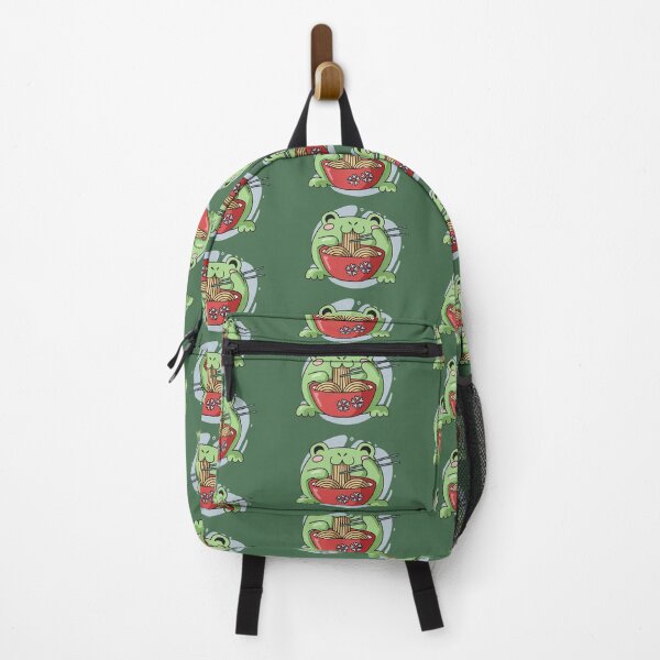 Item preview, Cute Frog Eating Ramen Noodles designed and sold by SLAG-Creative.