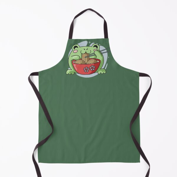 Item preview, Cute Frog Eating Ramen Noodles designed and sold by SLAG-Creative.