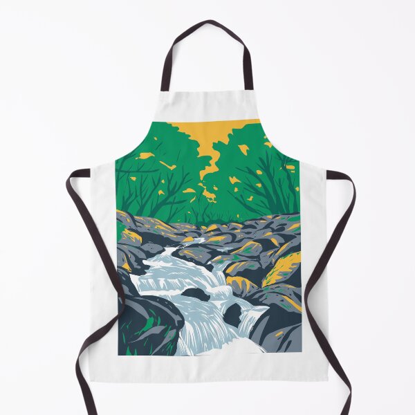 Item preview, Becky Falls or Becka Falls on Becka Brook on Dartmoor National Park Devon England United Kingdom UK Art Deco WPA Poster Art designed and sold by patrimonio.